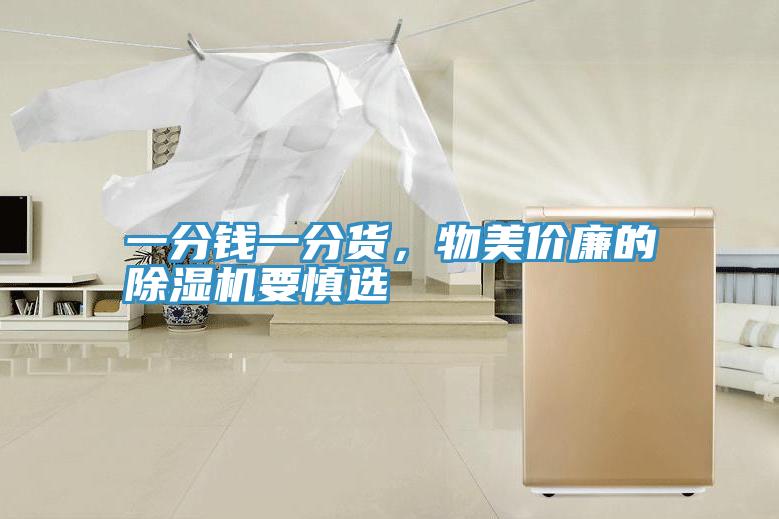一分錢一分貨，物美價廉的除濕機(jī)要慎選