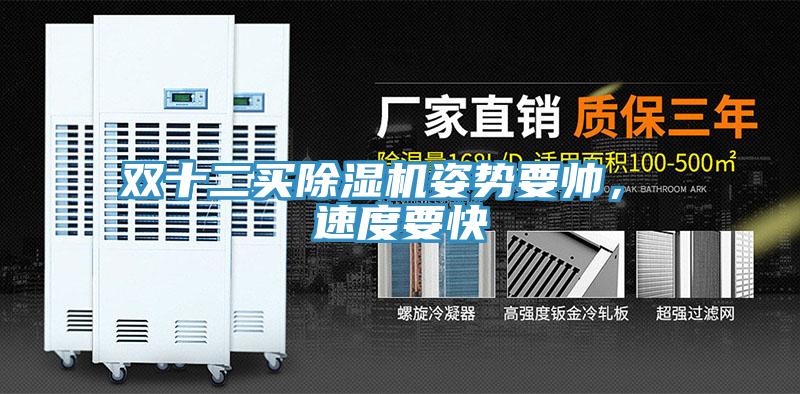 雙十二買除濕機姿勢要帥， 速度要快