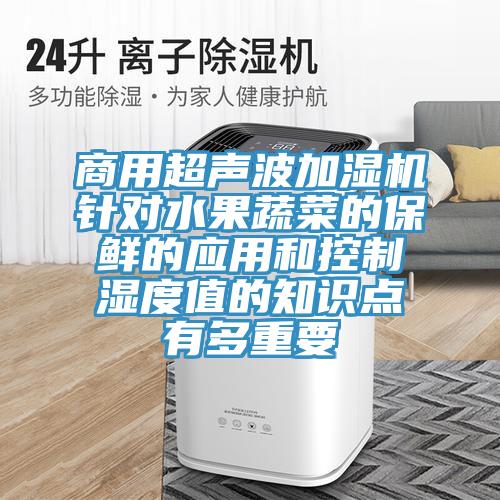 商用超聲波加濕機(jī)針對(duì)水果蔬菜的保鮮的應(yīng)用和控制濕度值的知識(shí)點(diǎn)有多重要