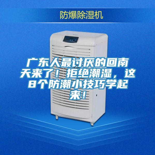 廣東人最討厭的回南天來了！拒絕潮濕，這8個防潮小技巧學(xué)起來！