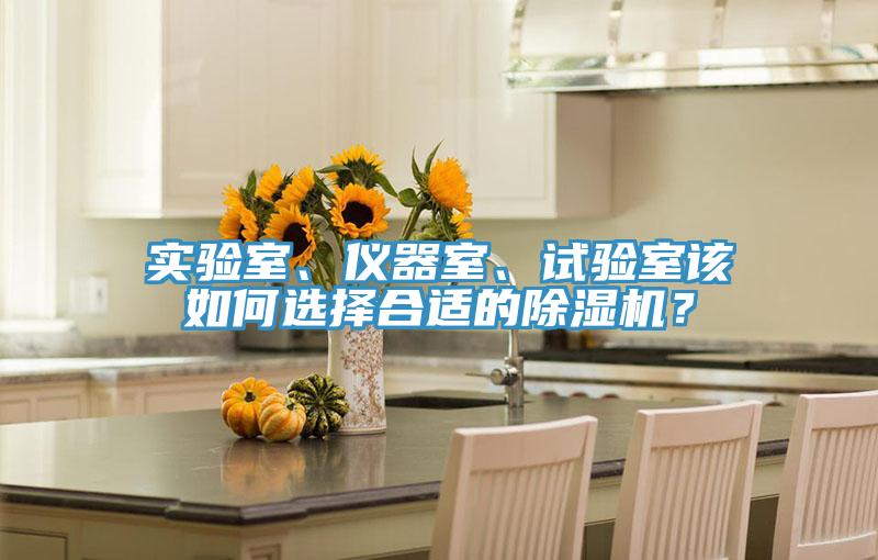 實驗室、儀器室、試驗室該如何選擇合適的除濕機(jī)？