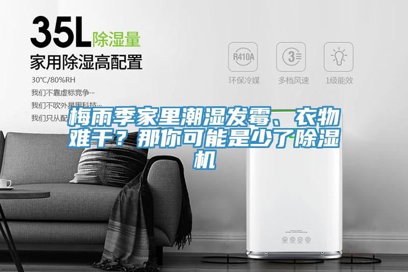 梅雨季家里潮濕發(fā)霉、衣物難干？那你可能是少了除濕機