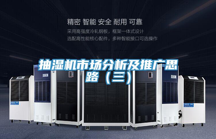 抽濕機(jī)市場(chǎng)分析及推廣思路（三）