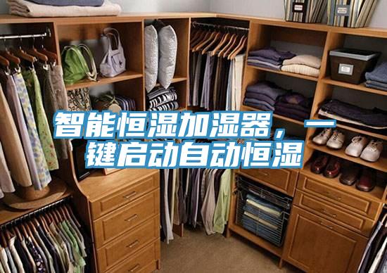 智能恒濕加濕器，一鍵啟動自動恒濕