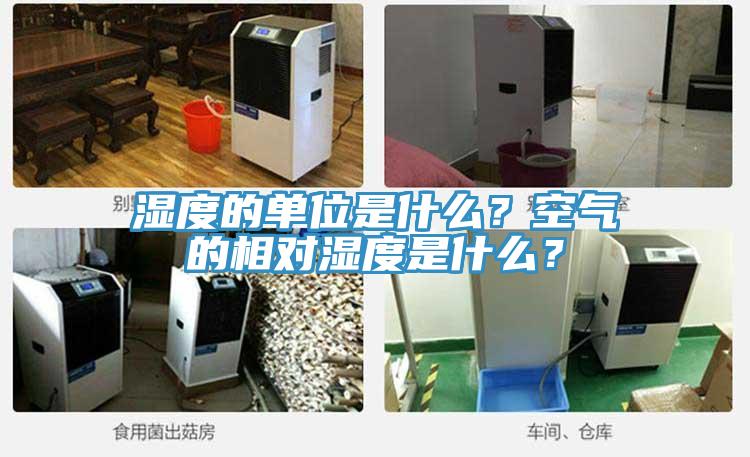 濕度的單位是什么？空氣的相對(duì)濕度是什么？