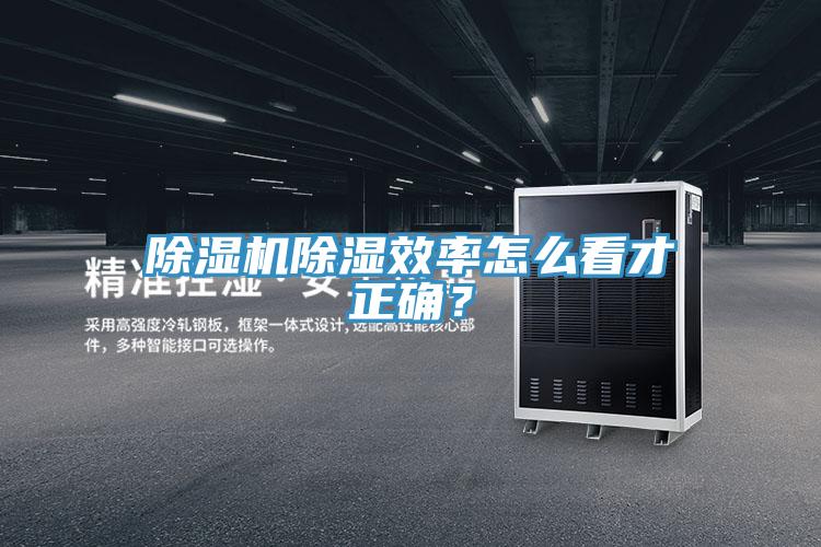 除濕機(jī)除濕效率怎么看才正確？