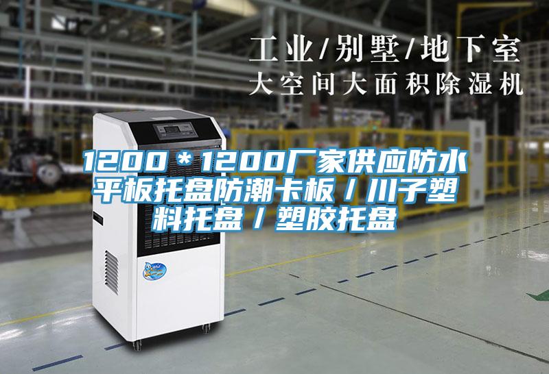 1200＊1200廠家供應(yīng)防水平板托盤防潮卡板／川子塑料托盤／塑膠托盤