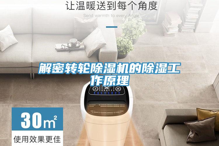 解密轉(zhuǎn)輪除濕機(jī)的除濕工作原理