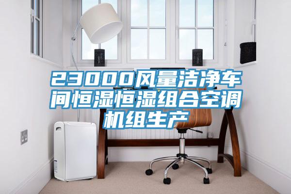 23000風(fēng)量潔凈車間恒濕恒濕組合空調(diào)機(jī)組生產(chǎn)