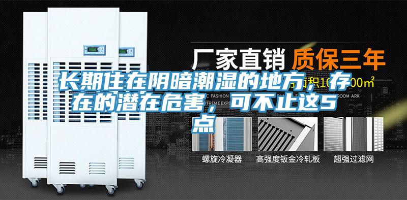 長期住在陰暗潮濕的地方，存在的潛在危害，可不止這5點