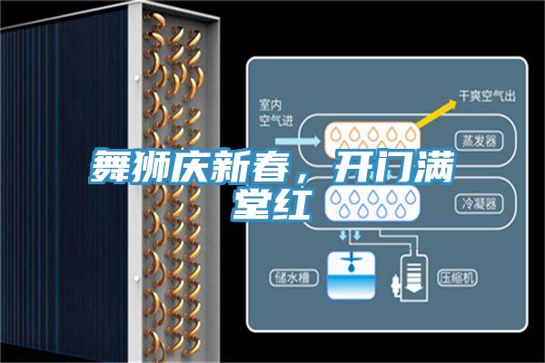 舞獅慶新春，開門滿堂紅