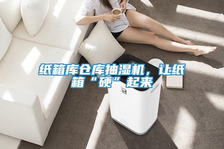 紙箱庫(kù)倉(cāng)庫(kù)抽濕機(jī)，讓紙箱“硬”起來(lái)