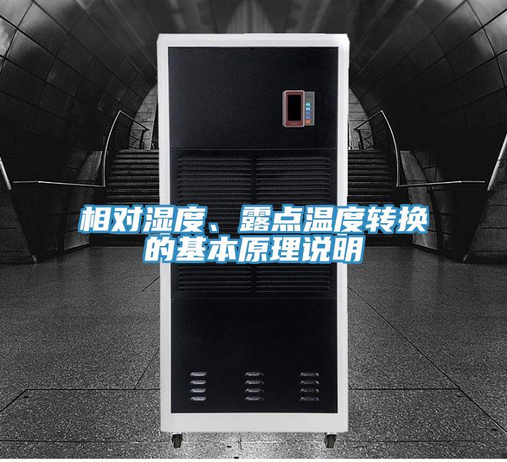 相對濕度、露點溫度轉(zhuǎn)換的基本原理說明