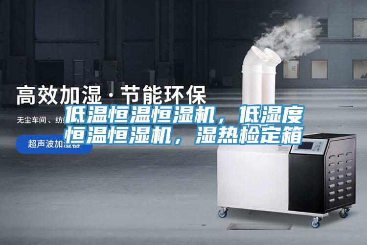 低溫恒溫恒濕機，低濕度恒溫恒濕機，濕熱檢定箱