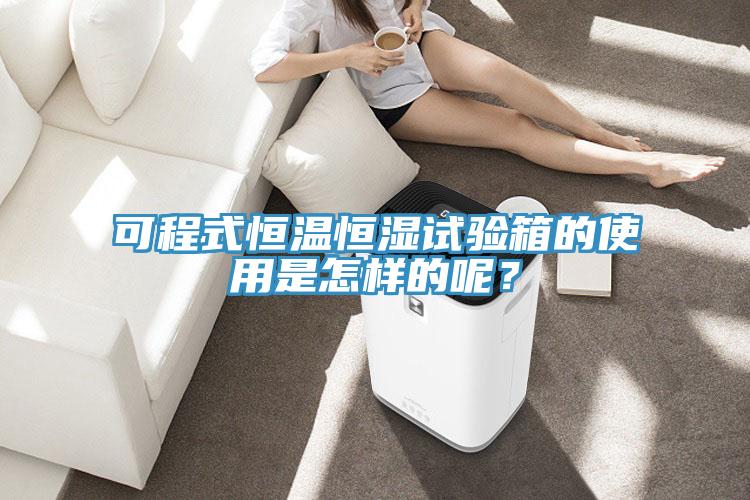 可程式恒溫恒濕試驗(yàn)箱的使用是怎樣的呢？