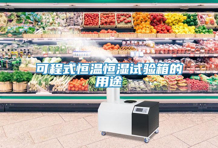 可程式恒溫恒濕試驗(yàn)箱的用途