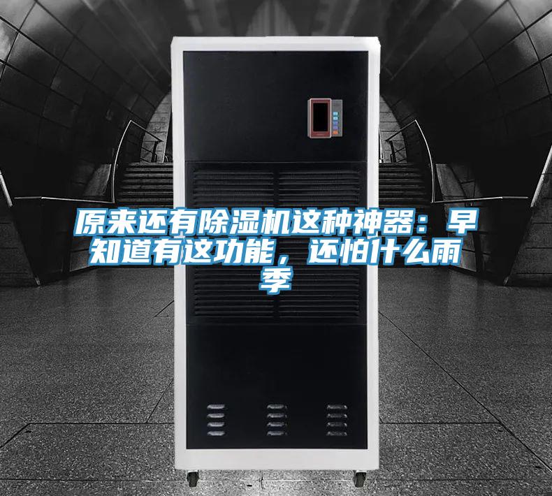 原來還有除濕機(jī)這種神器：早知道有這功能，還怕什么雨季