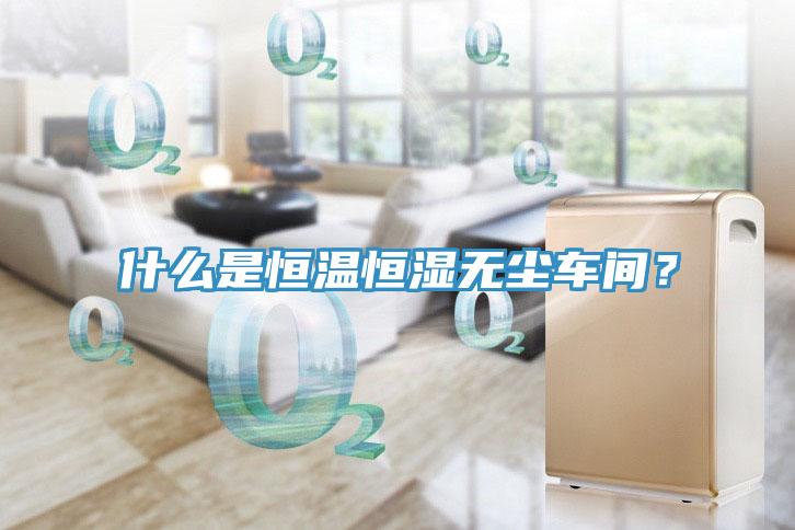 什么是恒溫恒濕無塵車間？