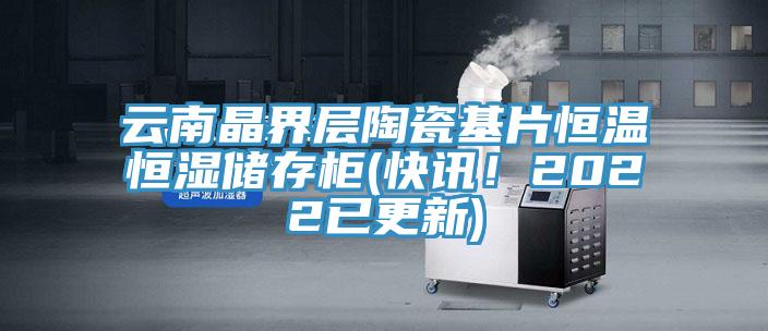 云南晶界層陶瓷基片恒溫恒濕儲(chǔ)存柜(快訊！2022已更新)