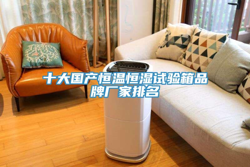 十大國產(chǎn)恒溫恒濕試驗(yàn)箱品牌廠家排名