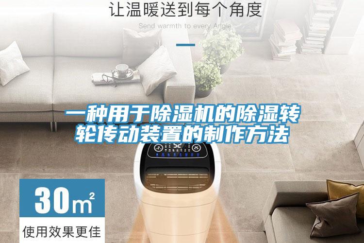 一種用于除濕機(jī)的除濕轉(zhuǎn)輪傳動(dòng)裝置的制作方法