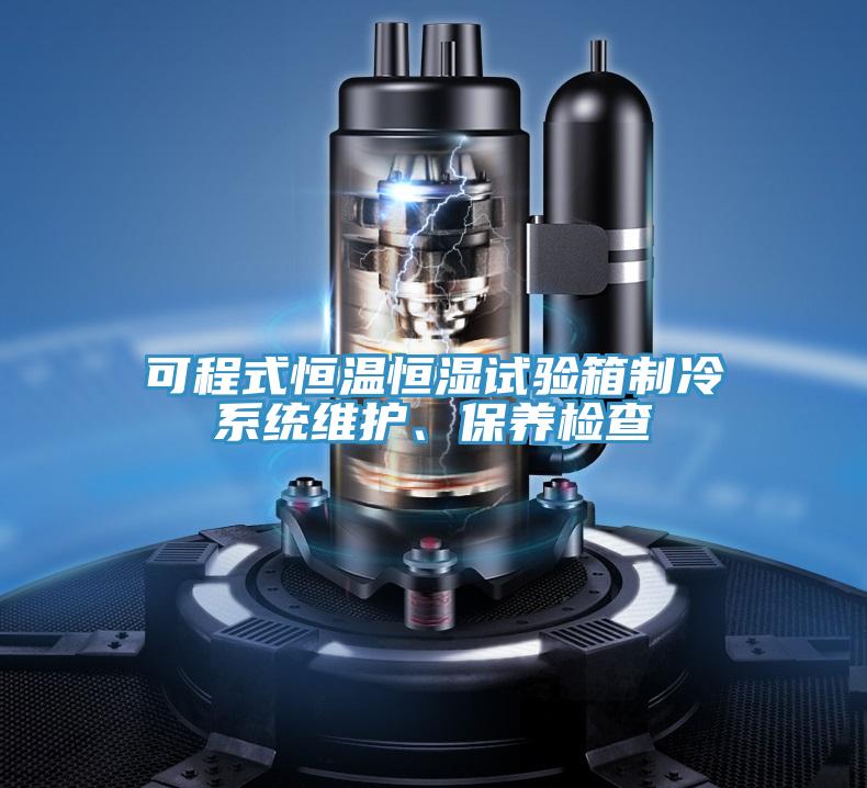 可程式恒溫恒濕試驗箱制冷系統(tǒng)維護(hù)、保養(yǎng)檢查