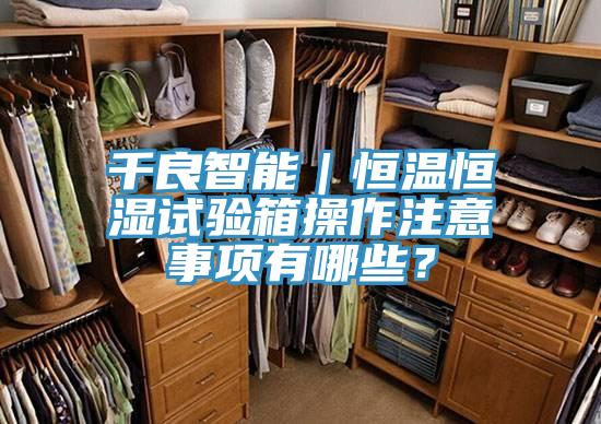 千良智能｜恒溫恒濕試驗(yàn)箱操作注意事項(xiàng)有哪些？