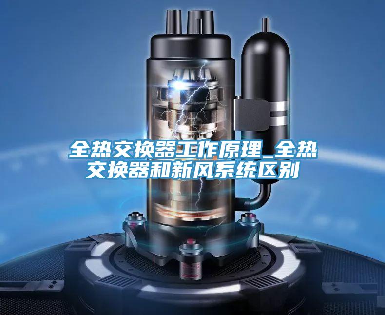 全熱交換器工作原理_全熱交換器和新風(fēng)系統(tǒng)區(qū)別