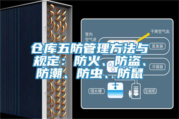 倉庫五防管理方法與規(guī)定：防火、防盜、防潮、防蟲、防鼠