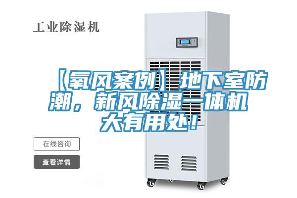 【氧風案例】地下室防潮，新風除濕一體機大有用處！