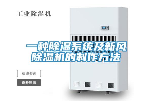 一種除濕系統(tǒng)及新風(fēng)除濕機(jī)的制作方法