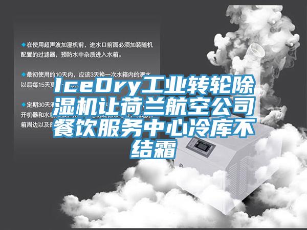 IceDry工業(yè)轉輪除濕機讓荷蘭航空公司餐飲服務中心冷庫不結霜