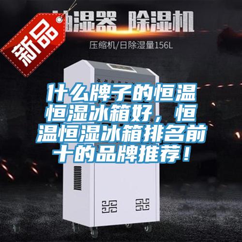 什么牌子的恒溫恒濕冰箱好，恒溫恒濕冰箱排名前十的品牌推薦！