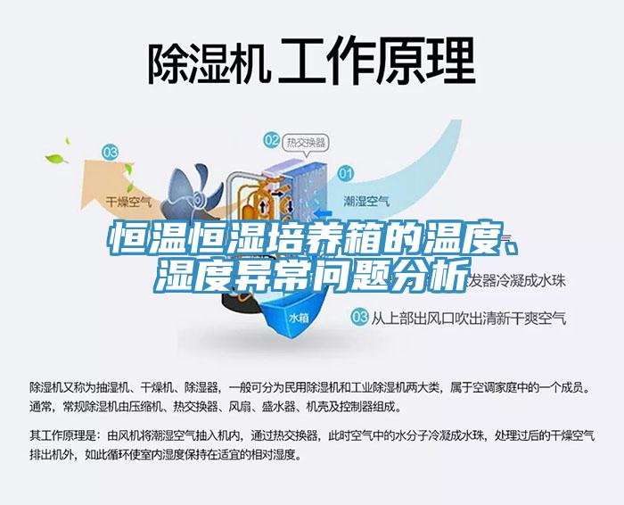 恒溫恒濕培養(yǎng)箱的溫度、濕度異常問題分析