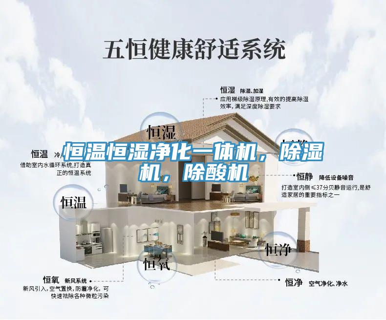 恒溫恒濕凈化一體機(jī)，除濕機(jī)，除酸機(jī)