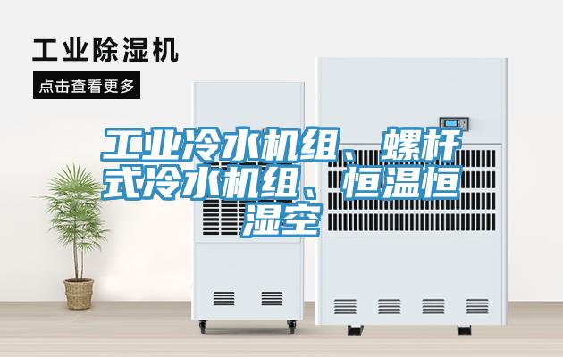 工業(yè)冷水機(jī)組、螺桿式冷水機(jī)組、恒溫恒濕空
