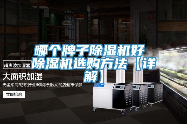 哪個牌子除濕機好 除濕機選購方法【詳解】