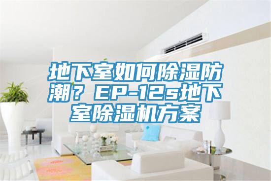 地下室如何除濕防潮？EP-12s地下室除濕機方案