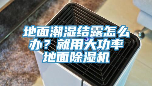 地面潮濕結(jié)露怎么辦？就用大功率地面除濕機(jī)