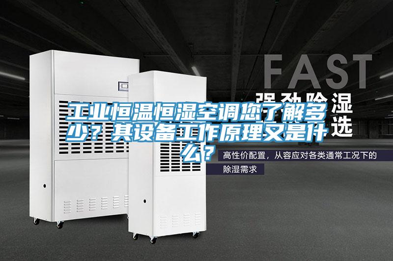 工業(yè)恒溫恒濕空調(diào)您了解多少？其設(shè)備工作原理又是什么？