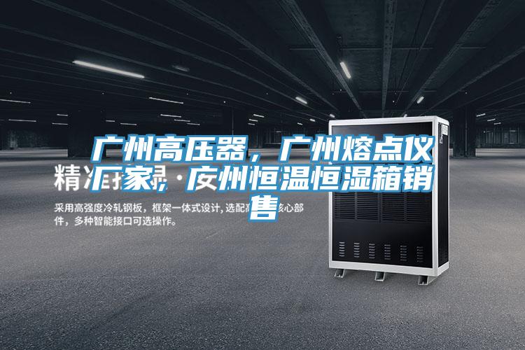 廣州高壓器，廣州熔點儀廠家，廣州恒溫恒濕箱銷售