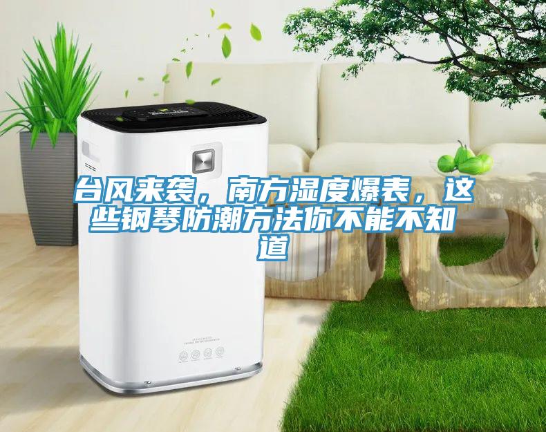 臺(tái)風(fēng)來(lái)襲，南方濕度爆表，這些鋼琴防潮方法你不能不知道