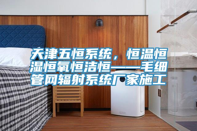 天津五恒系統(tǒng)，恒溫恒濕恒氧恒潔恒——毛細(xì)管網(wǎng)輻射系統(tǒng)廠家施工