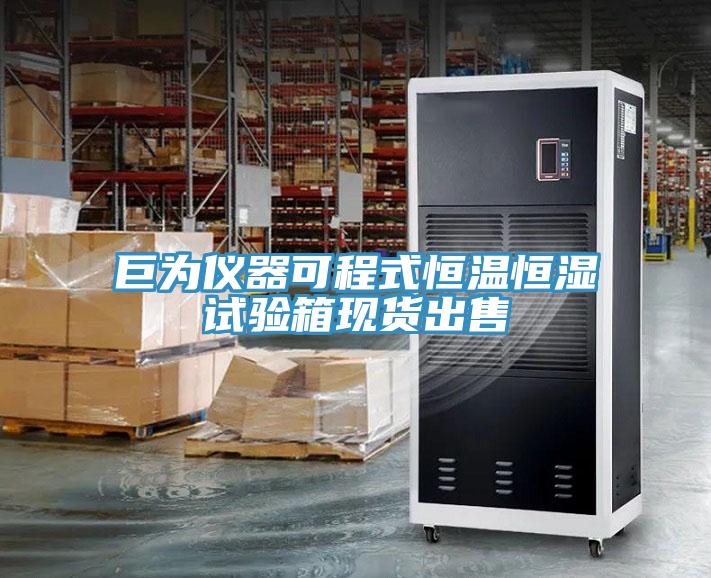 巨為儀器可程式恒溫恒濕試驗(yàn)箱現(xiàn)貨出售