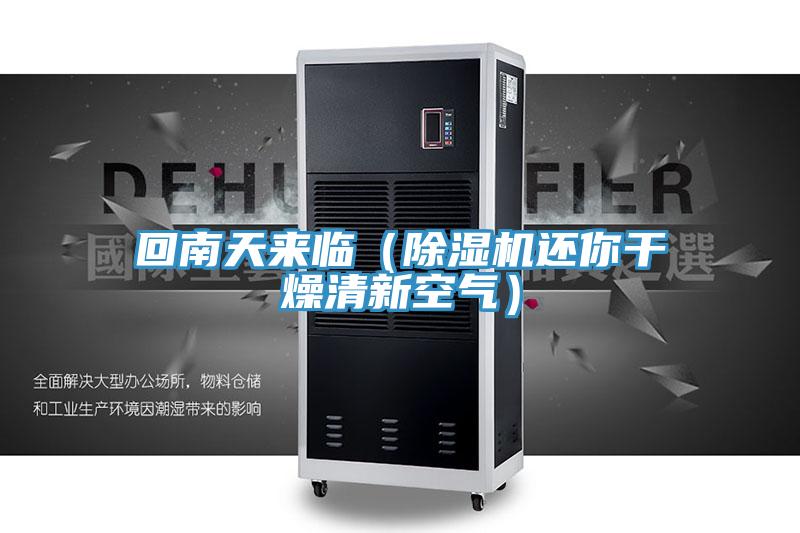 回南天來臨（除濕機(jī)還你干燥清新空氣）