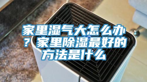家里濕氣大怎么辦？家里除濕最好的方法是什么