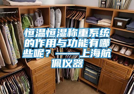 恒溫恒濕稱重系統(tǒng)的作用與功能有哪些呢？——上海航佩儀器