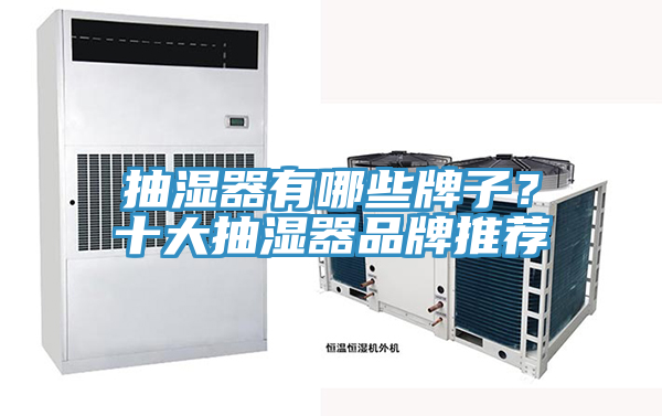 抽濕器有哪些牌子？十大抽濕器品牌推薦