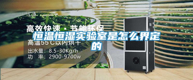 恒溫恒濕實驗室是怎么界定的
