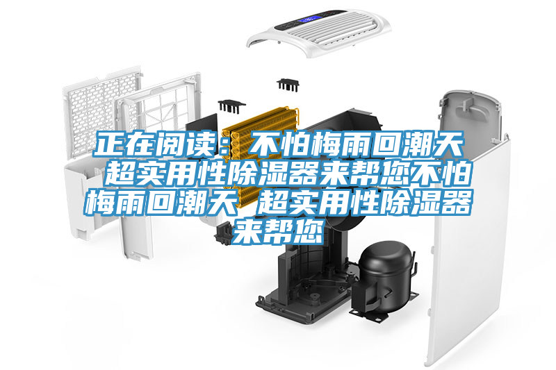 正在閱讀：不怕梅雨回潮天 超實用性除濕器來幫您不怕梅雨回潮天 超實用性除濕器來幫您
